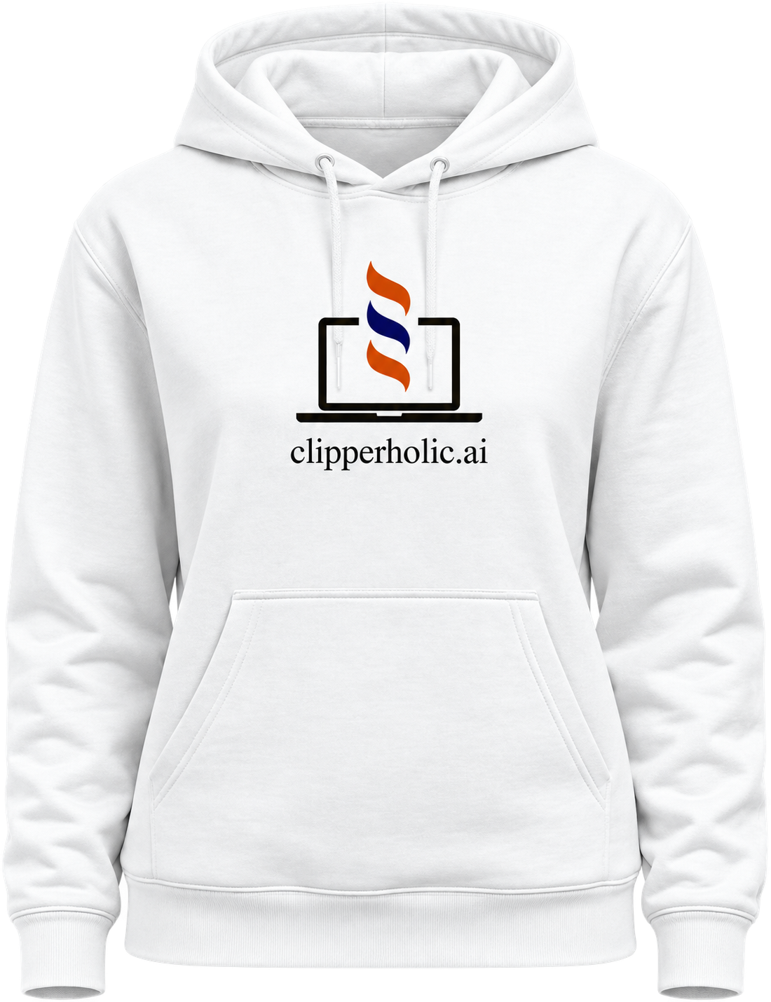 Clipperholic White Hoodie